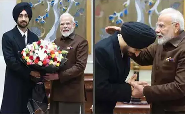 PM Modi Meets Diljit Dosanjh Video Goes Viral