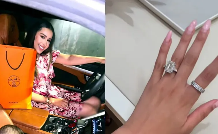 Lamborghini 9 carat diamond ring gold equalling weight of baby Woman pregnancy demands