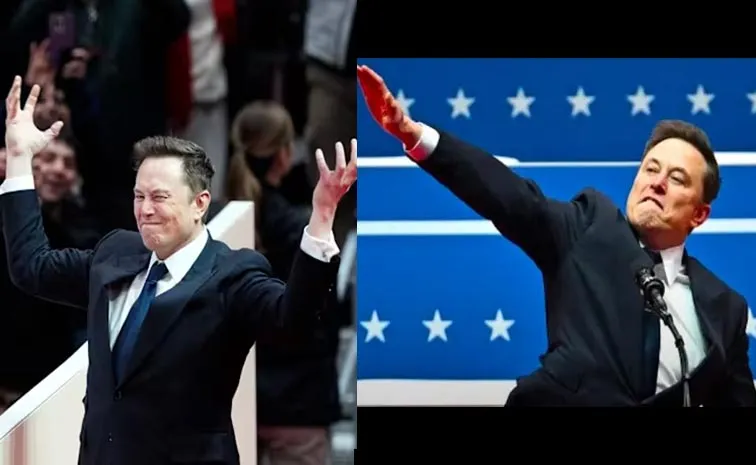 Elon Musk one Armed Gesture Has Gone viral