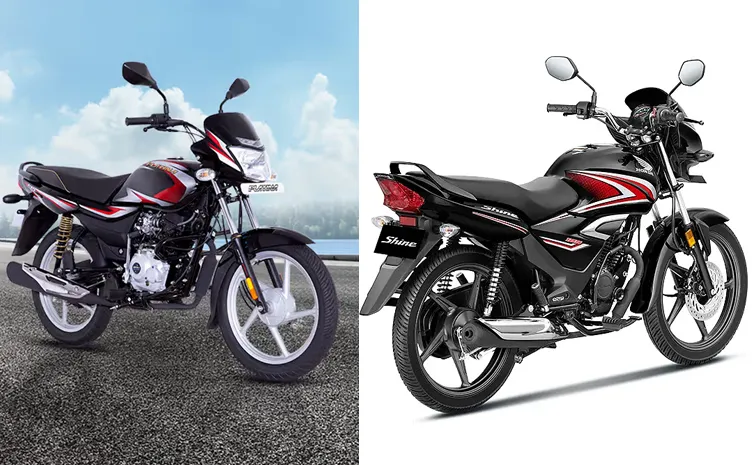 Bajaj Platina 100 Vs Honda Shine Comparison