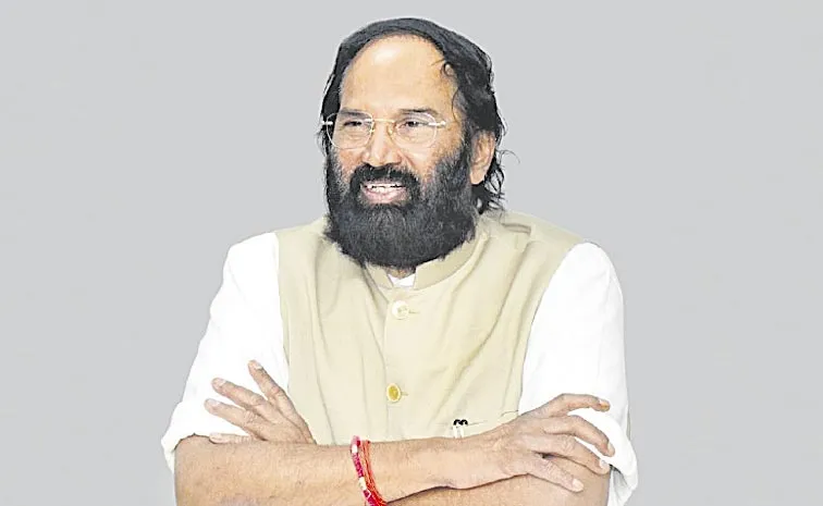 Minister Uttam Kumar Reddy Strong Counter To Harish Rao Over Irrigation Facilities