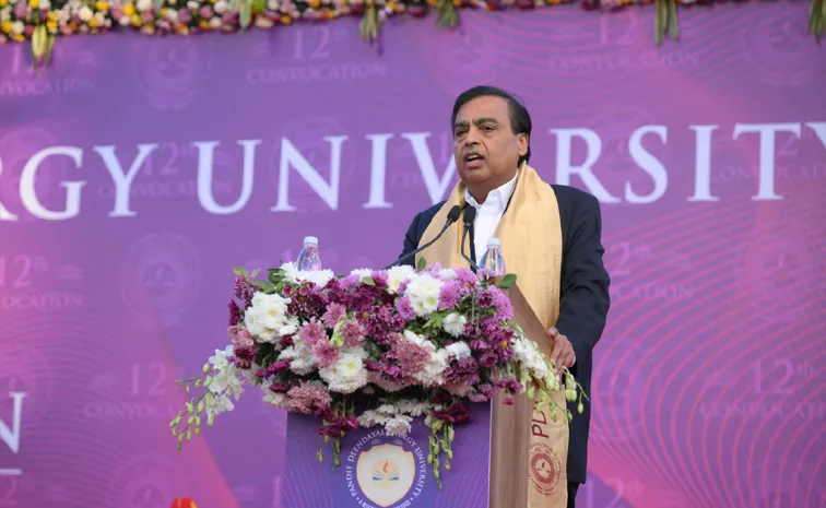 Mukesh Ambani shared vision for India future that AI holds immense potential and not become overly dependent on it