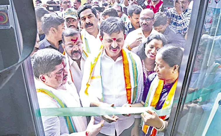 Ponguleti Srinivasreddy about indiramma House scheme: TGRTC to launch 50 electric buses