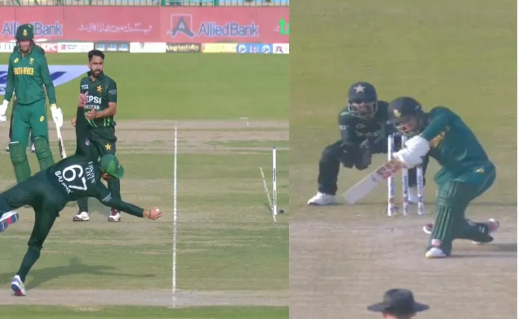Salman Agha pulls off a blinder to send Matthew Breetzke in PAK vs SA 2025 Tri-Series
