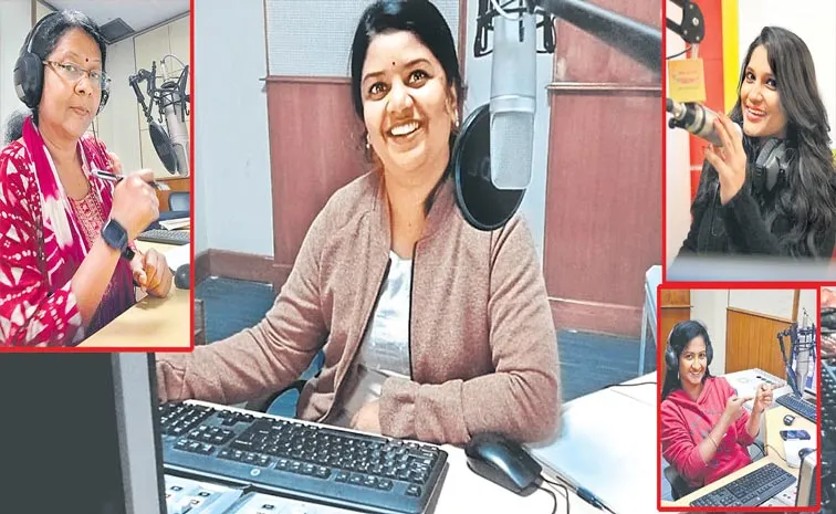 Sakshi Special Story About Female radio jockeys