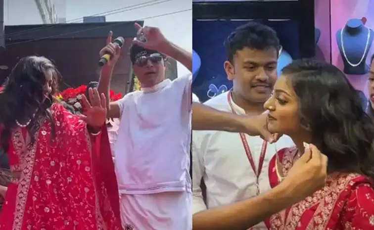 Mahakumbh Viral Sensation Mona Lisa Inaugurates Kerala Jewellery Shop