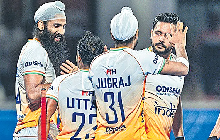 Indian mens hockey team gets another win