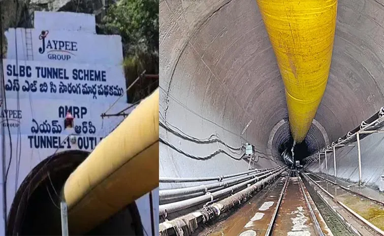 Srisailam SLBC Tunnel Roof Collapsed Rescue Operation Updates