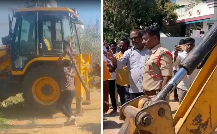 Encroachers Attacked Revenue Officials In Annamayya District