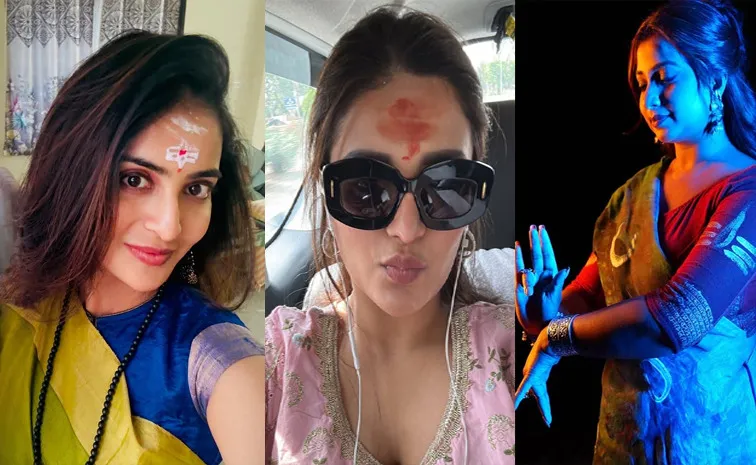 Nidhi Agarwal And Ananya Maha Shivratri 2025 Special