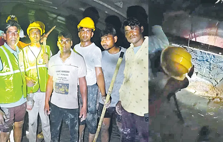 Sixth rescue team reaches end of SLBC tunnel