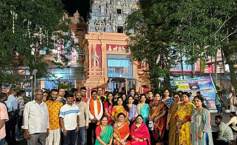 Visit to Shiva temples Telangana Cultural Society (Singapore)