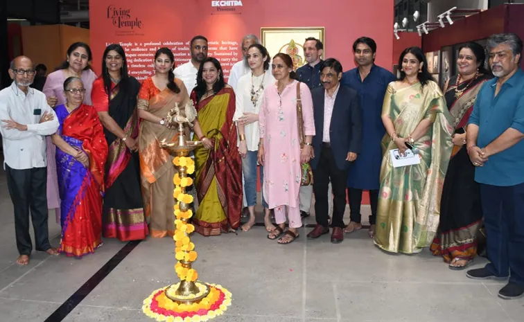 The Living Temple Art Show inaugurated by IAS smita sabarwal