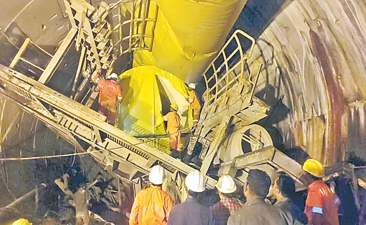 Telangana Govt decided to build Another tunnel connecting SLBC tunnel to main tunnel