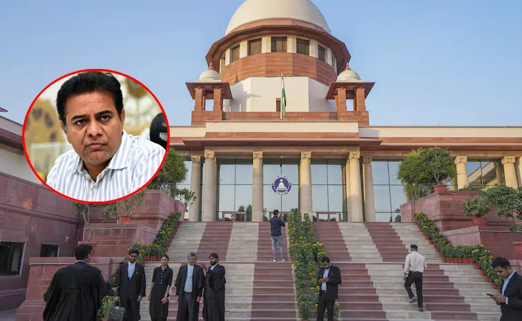 Telangana BRS MLAs Defection Case: SC Bench Hear KTR Petition Updates