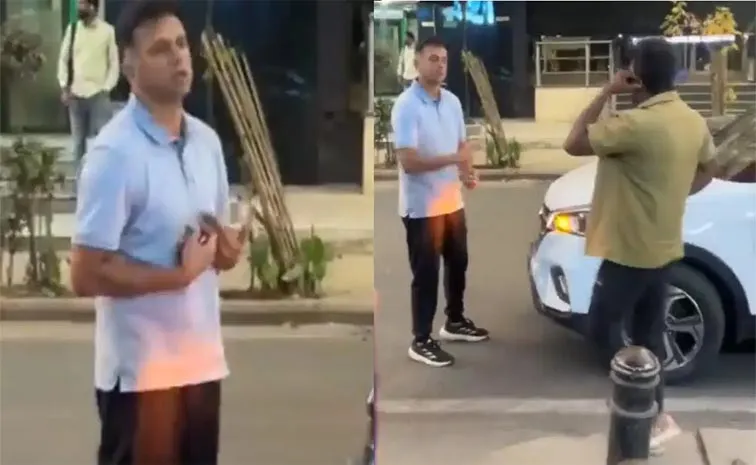 Team India Former Coach Rahul Dravid Loses His Cool, Argues With Auto Driver After Accidental Collision In Bengaluru