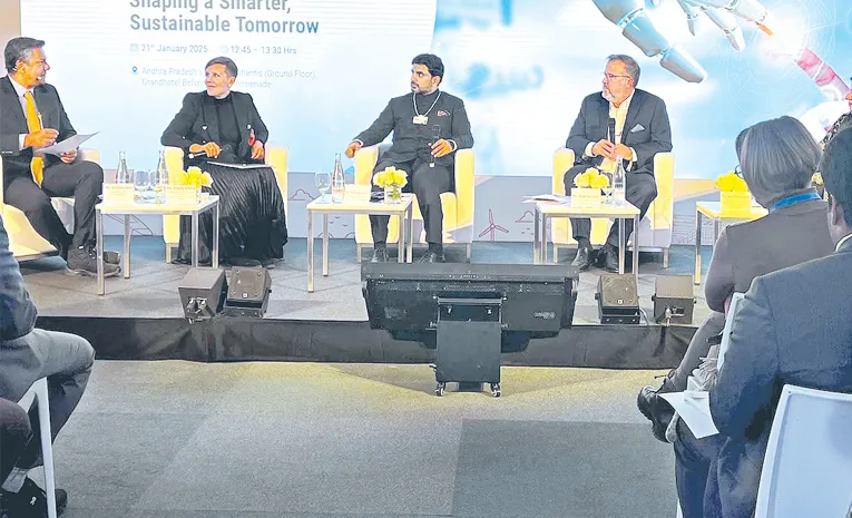 Johnson choragudi Comments On Nara Lokesh Davos Tour