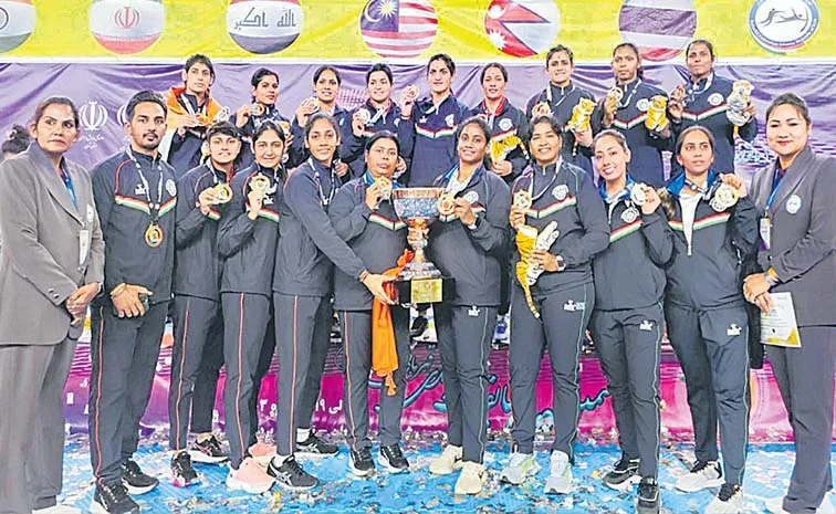 Indian womens team wins fifth Asian Kabaddi title
