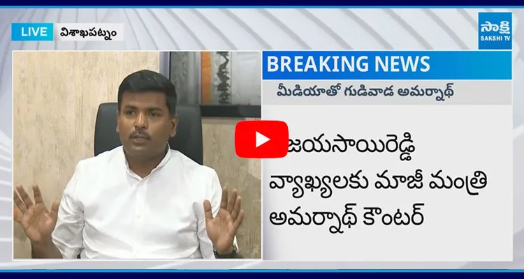 Gudivada Amarnath Strong Counter To Vijaya Sai Reddy Comments
