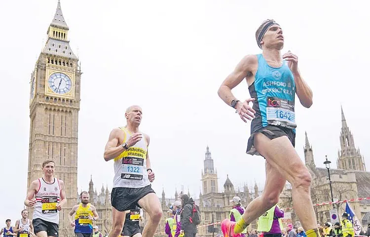 World record in the London Marathon