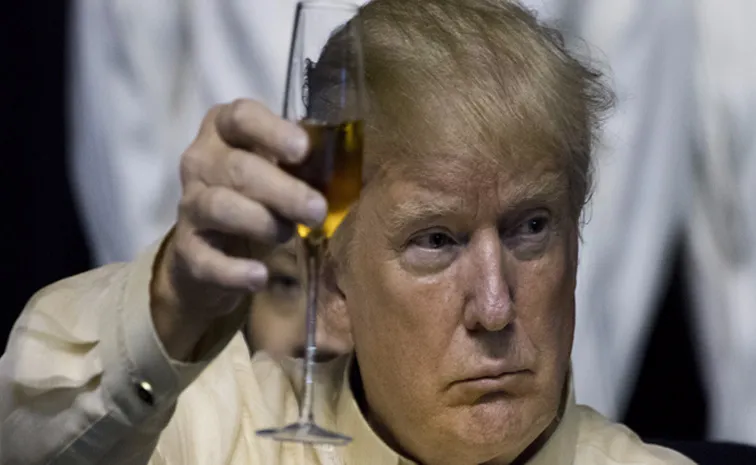 Donald Trump threatens 200percent tariff on alcohol from European Union