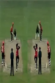 Kamindu Mendis Bowl With Two Hands In SRH Intra Squad Match1