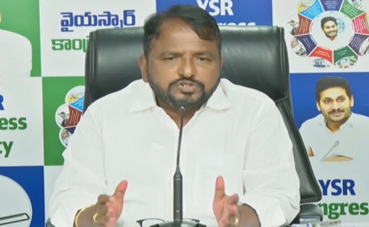 Sake Sailajanath Slams Chandrababu