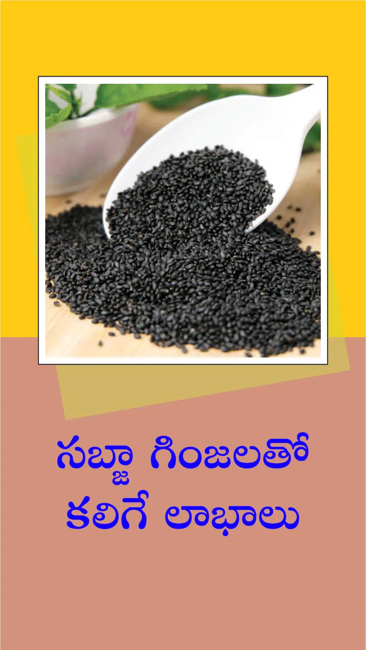 Benefits of sabja seeds