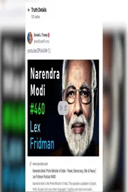 PM Narendra Modi joins Trump Truth Social Media10