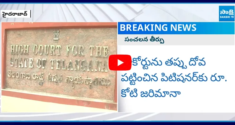 Telangana High Court sensational Verdict Rs one crore Fine to Petitioner2