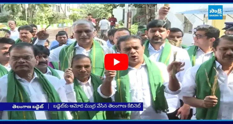 BRS Protest For Pady Farmers At Assembly Media Point 10