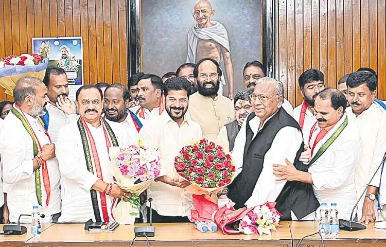 CM Revanth at the felicitation meeting of BC associations