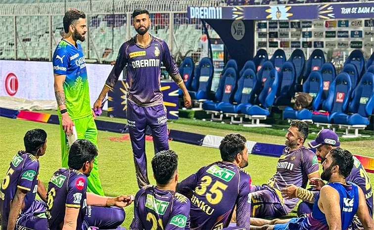 Will KKR vs RCB get washed out due to rain?