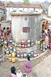 Water crisis in Adilabad agency area of Telangana5