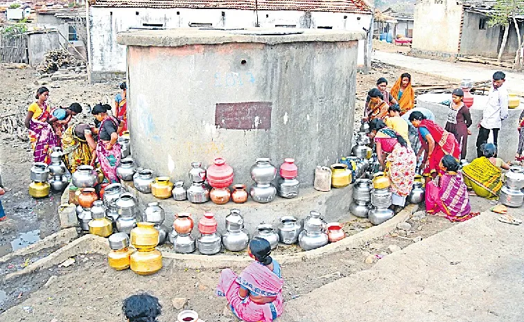 Water crisis in Adilabad agency area of Telangana