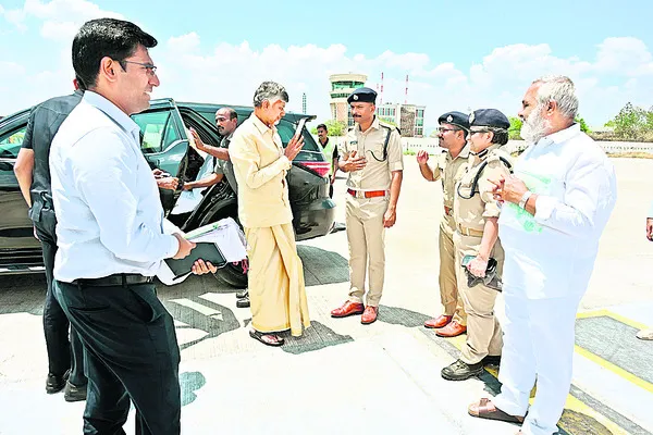 సీఎంకు సాదర వీడ్కోలు