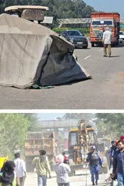 Punjab Haryana Shambhu Border Reopen Again Farmers Protest Punjab Police3