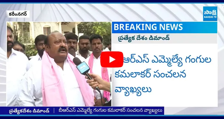 BRS MLA Gangula Kamalakar Sensational Comments On Delimitation