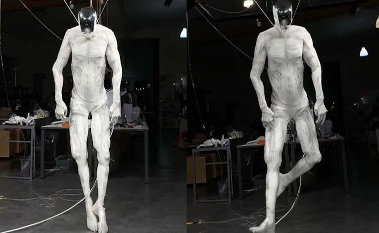 US Clone Robotics Robot With 1000 Muscles Twitches Like Human