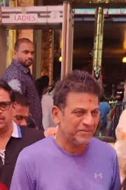 Kannada Star  Shiva Rajkumar Visits Peddamma Thalli Temple In Jubilee Hills7
