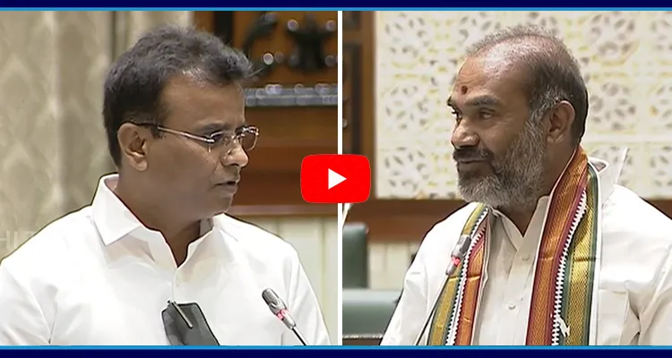 BRS MLA Vivekananda Vs Adi Srinivas War Of Words7