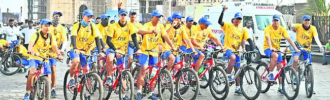 నేడు సూళ్లూరుపేటకు చేరుకోనున్న సైక్లోథాన్ యాత్ర