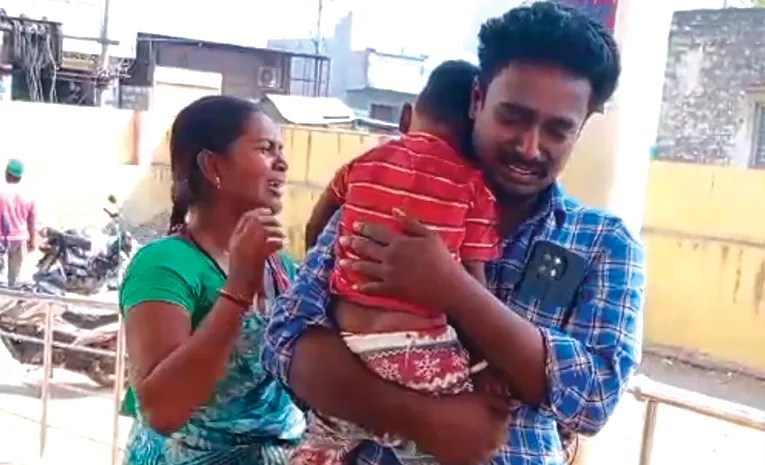 three year Child ends life in Nandyala