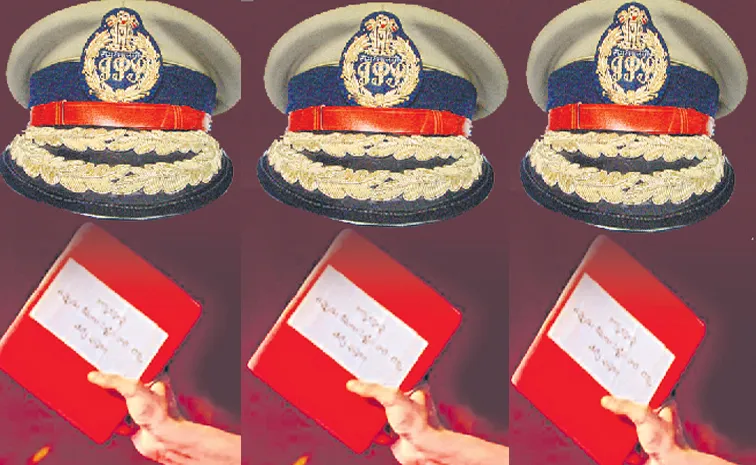 Transfer of IPS officers with TDP Leaders Red Book Govt