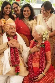 Couple Who Ran Away 64 Years Ago Finally Gets Married Again: Harsh and Mrudus Love Story9