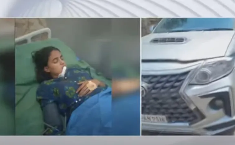 A Girl Injured In Hit And Run Case Hyderabad
