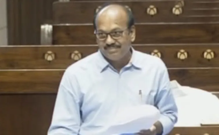 Meda Raghunadha Reddy spoke in Rajya Sabha on demolitions at Kasinayana Kshetram