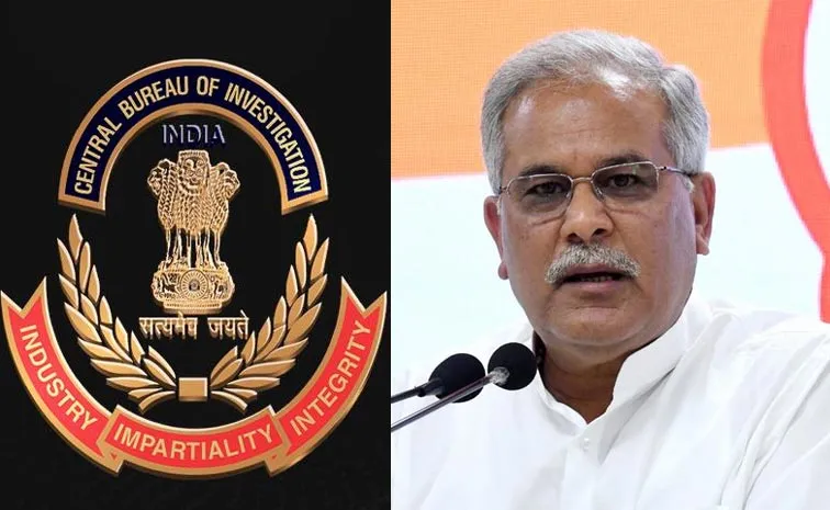 CBI Raids On Ex CM Bhupesh Baghel Residence At Chhattisgarh