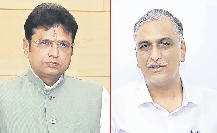 Harish Rao Reply To Minister Sridhar babu Over Teacher Recruitments