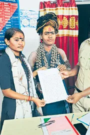 Case Filed On Lady Aghori in Mangalagiri Police Station5